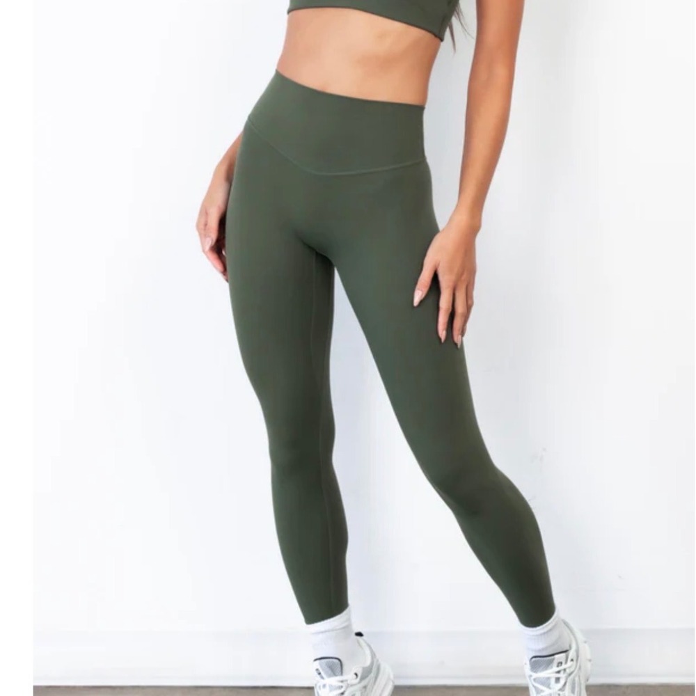 Balance Athletica Olive Green High Rise Leggings Women's Small